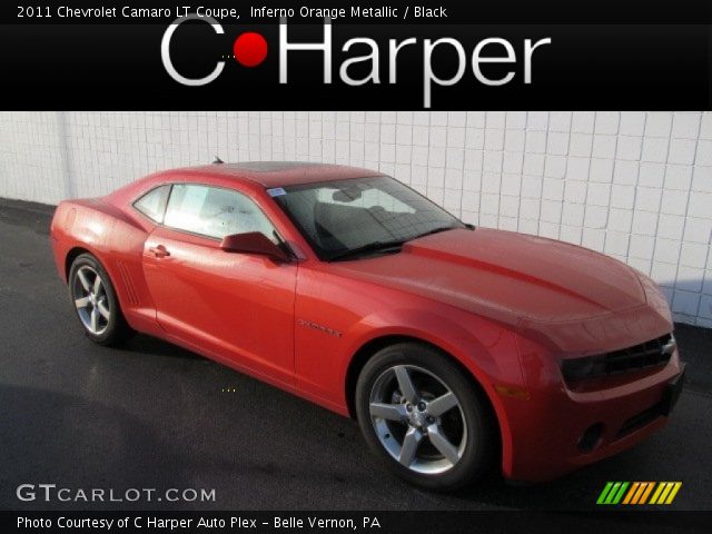2011 Chevrolet Camaro LT Coupe in Inferno Orange Metallic