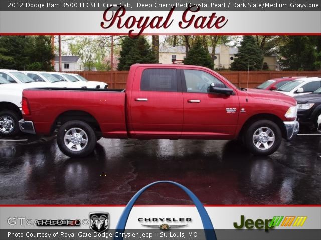 2012 Dodge Ram 3500 HD SLT Crew Cab in Deep Cherry Red Crystal Pearl