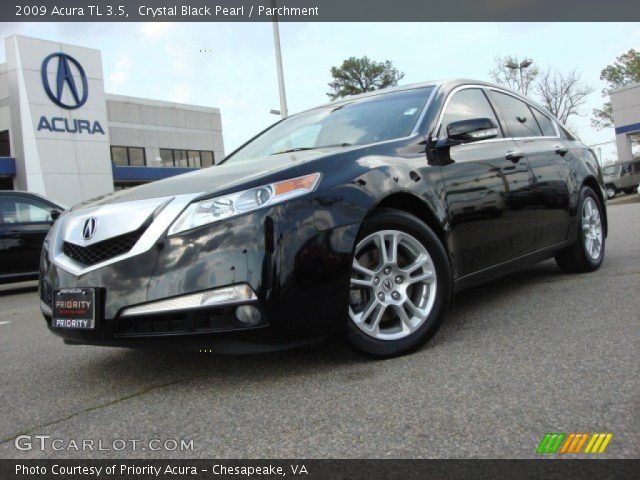 2009 Acura TL 3.5 in Crystal Black Pearl