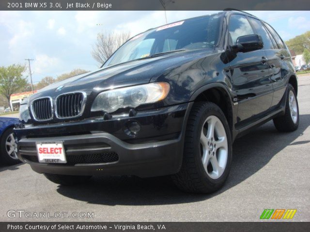 2001 BMW X5 3.0i in Jet Black