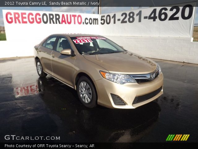 2012 Toyota Camry LE in Sandy Beach Metallic