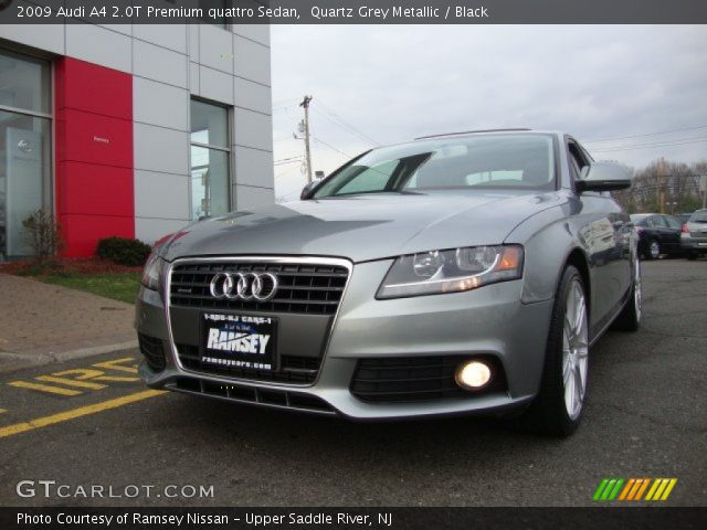 2009 Audi A4 2.0T Premium quattro Sedan in Quartz Grey Metallic