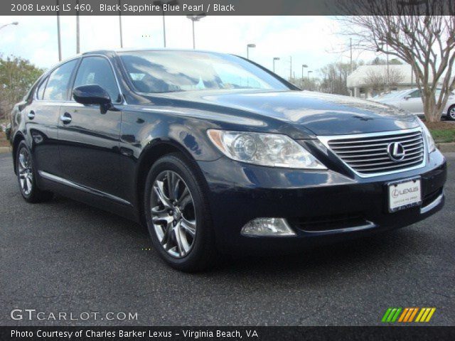 2008 Lexus LS 460 in Black Sapphire Blue Pearl