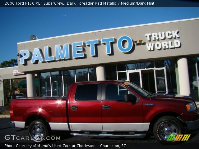 2006 Ford F150 XLT SuperCrew in Dark Toreador Red Metallic