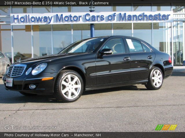 2007 Mercedes-Benz E 350 4Matic Sedan in Black