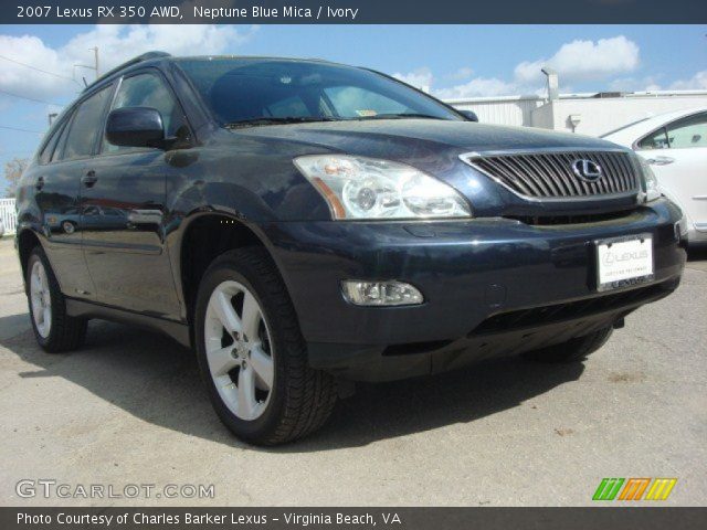 2007 Lexus RX 350 AWD in Neptune Blue Mica