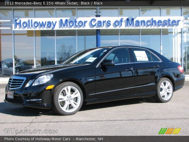 2012 Mercedes-Benz E 350 4Matic Sedan in Black