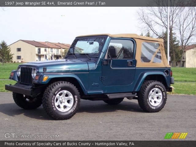 1997 Jeep Wrangler SE 4x4 in Emerald Green Pearl