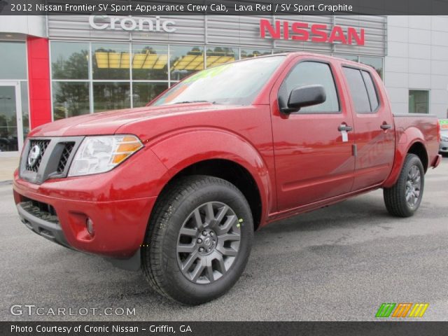 2012 Nissan Frontier SV Sport Appearance Crew Cab in Lava Red