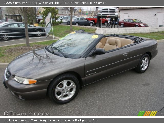 2000 Chrysler Sebring JXi Convertible in Taupe Frost Metallic