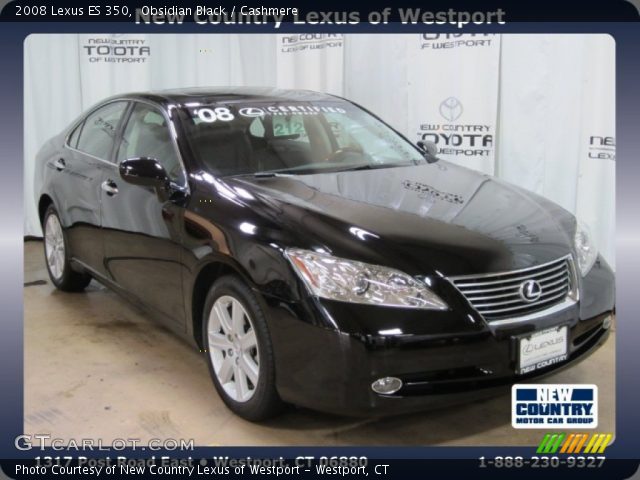 2008 Lexus ES 350 in Obsidian Black