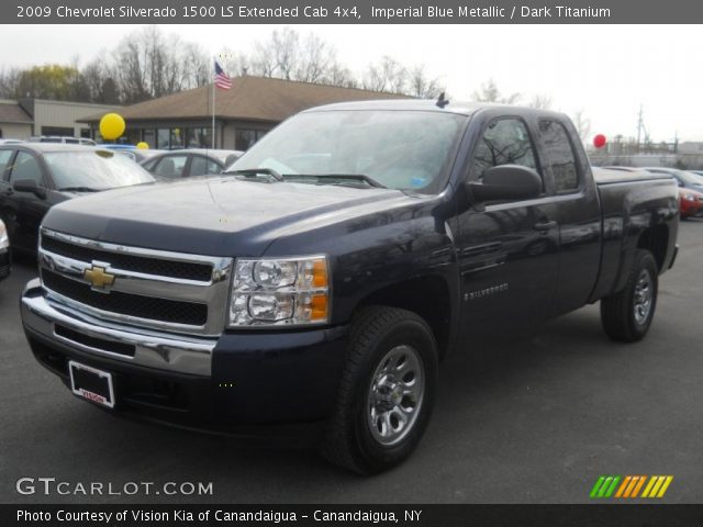 2009 Chevrolet Silverado 1500 LS Extended Cab 4x4 in Imperial Blue Metallic