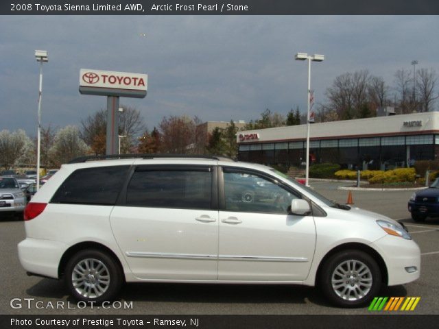 2008 Toyota Sienna Limited AWD in Arctic Frost Pearl