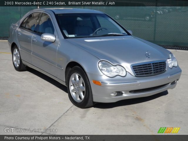2003 Mercedes-Benz C 240 Sedan in Brilliant Silver Metallic