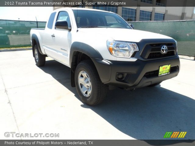 2012 Toyota Tacoma Prerunner Access cab in Super White