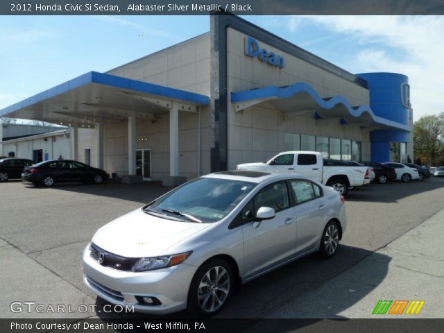 2012 Honda Civic Si Sedan in Alabaster Silver Metallic