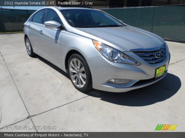 2012 Hyundai Sonata SE 2.0T in Radiant Silver