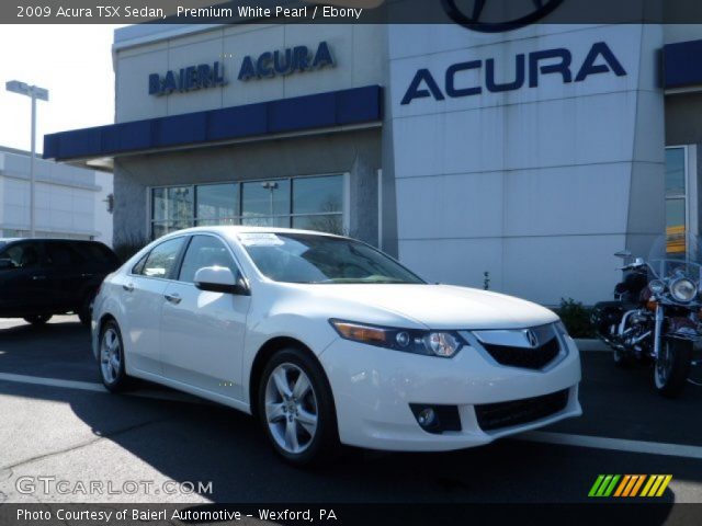 2009 Acura TSX Sedan in Premium White Pearl