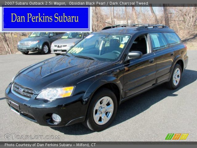 2007 Subaru Outback 2.5i Wagon in Obsidian Black Pearl