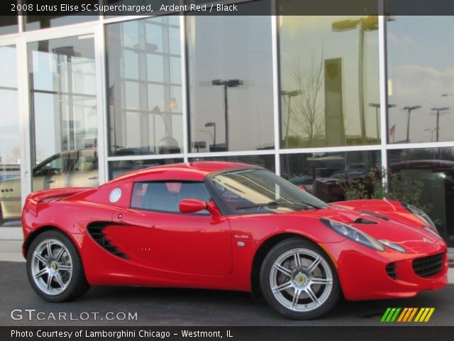 2008 Lotus Elise SC Supercharged in Ardent Red