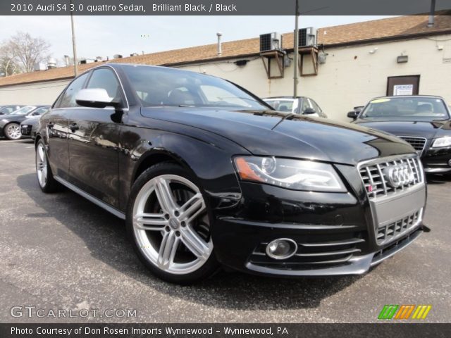 2010 Audi S4 3.0 quattro Sedan in Brilliant Black