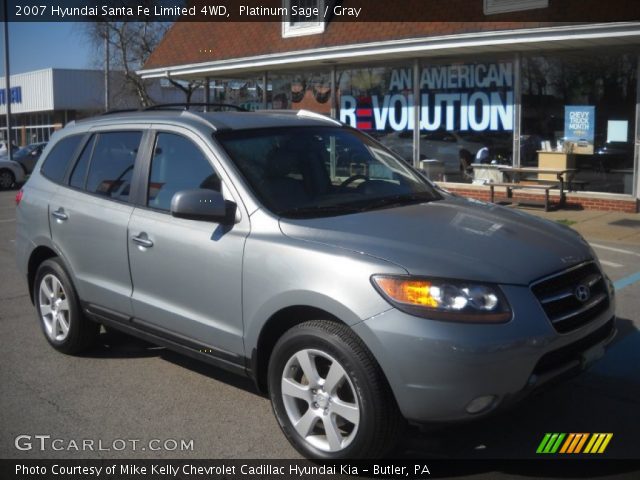 2007 Hyundai Santa Fe Limited 4WD in Platinum Sage