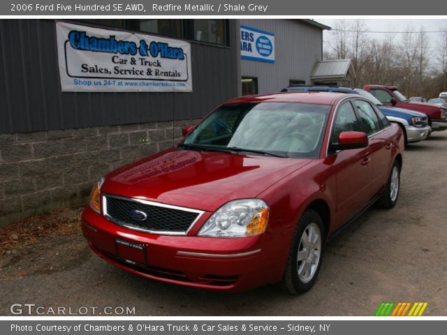 2006 Ford Five Hundred SE AWD in Redfire Metallic