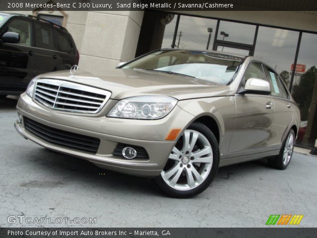 2008 Mercedes-Benz C 300 Luxury in Sand Beige Metallic