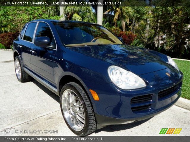 2004 Porsche Cayenne S in Lapis Blue Metallic