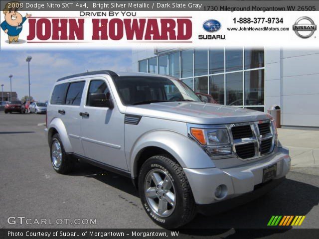 2008 Dodge Nitro SXT 4x4 in Bright Silver Metallic