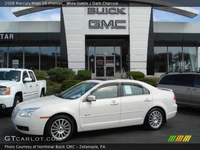 2008 Mercury Milan V6 Premier in White Suede
