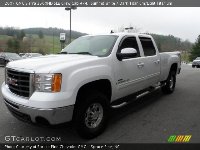 2007 GMC Sierra 2500HD SLE Crew Cab 4x4 in Summit White