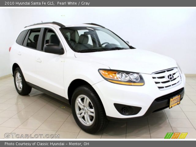 2010 Hyundai Santa Fe GLS in Pearl White