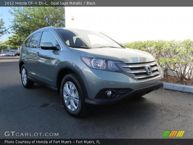 2012 Honda CR-V EX-L in Opal Sage Metallic