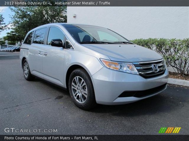 2012 Honda Odyssey EX-L in Alabaster Silver Metallic
