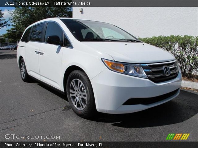 2012 Honda Odyssey EX in Taffeta White