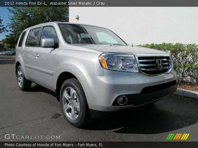 2012 Honda Pilot EX-L in Alabaster Silver Metallic