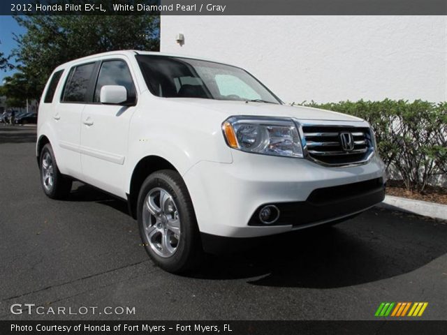2012 Honda Pilot EX-L in White Diamond Pearl