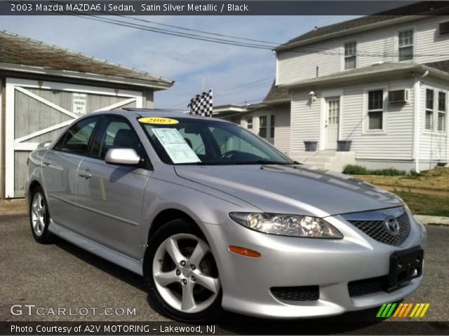 2003 Mazda MAZDA6 i Sedan in Satin Silver Metallic