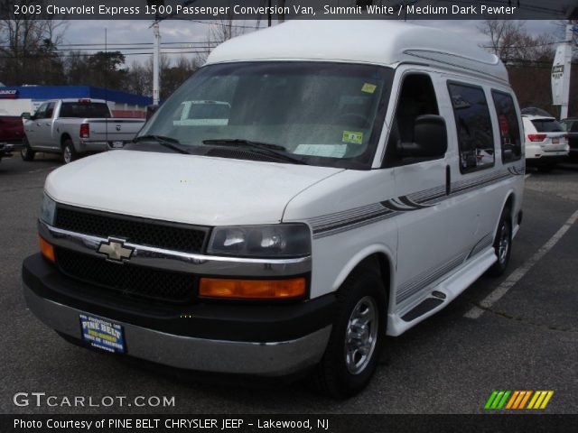 2003 Chevrolet Express 1500 Passenger Conversion Van in Summit White