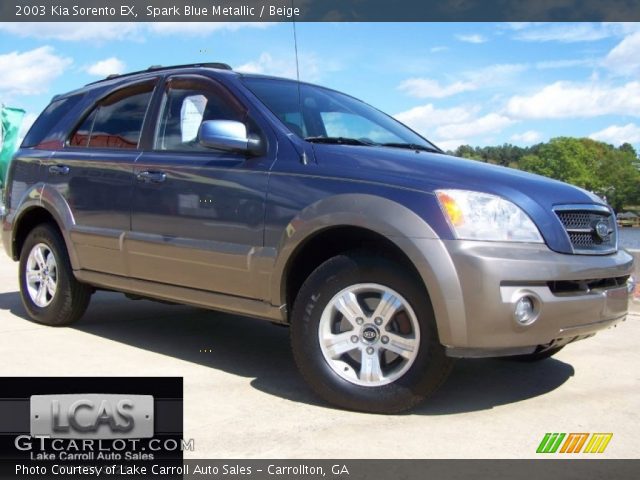 2003 Kia Sorento EX in Spark Blue Metallic
