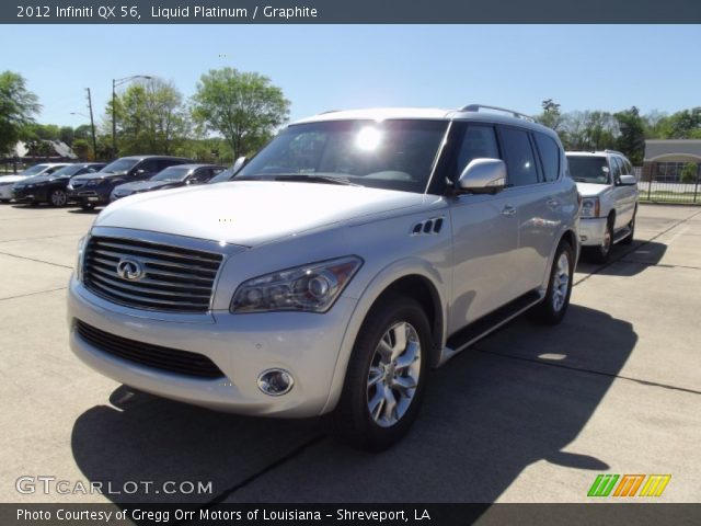 2012 Infiniti QX 56 in Liquid Platinum