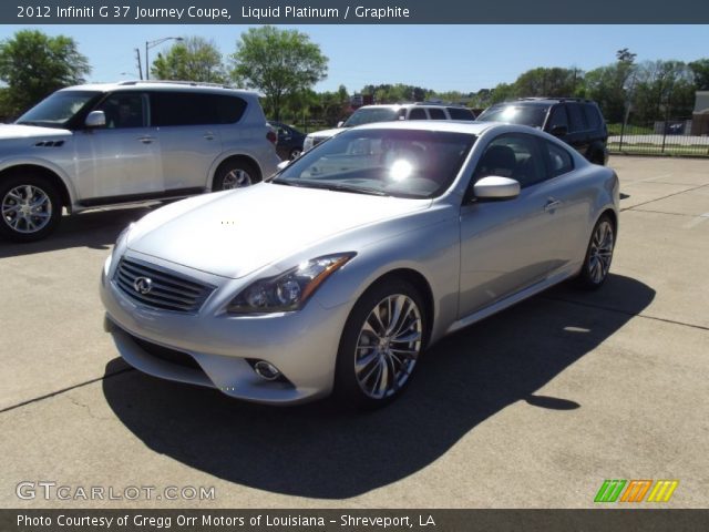 2012 Infiniti G 37 Journey Coupe in Liquid Platinum