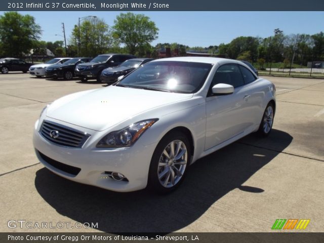 2012 Infiniti G 37 Convertible in Moonlight White