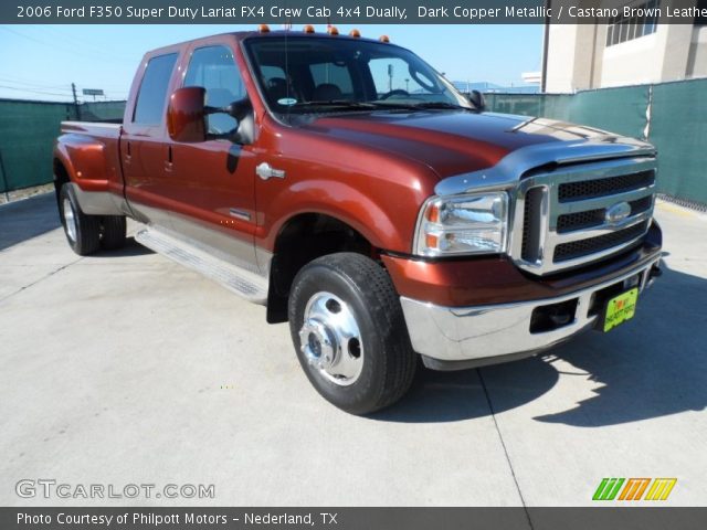 2006 Ford F350 Super Duty Lariat FX4 Crew Cab 4x4 Dually in Dark Copper Metallic