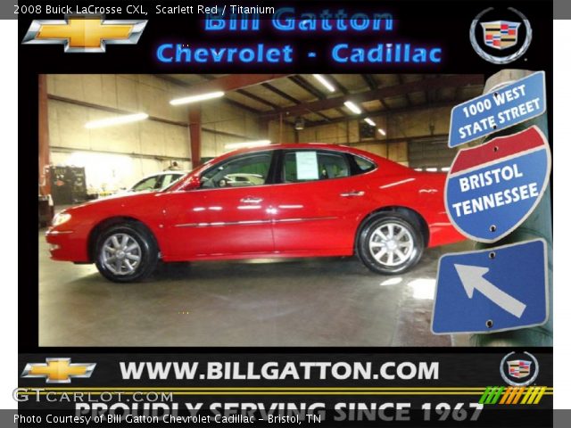 2008 Buick LaCrosse CXL in Scarlett Red