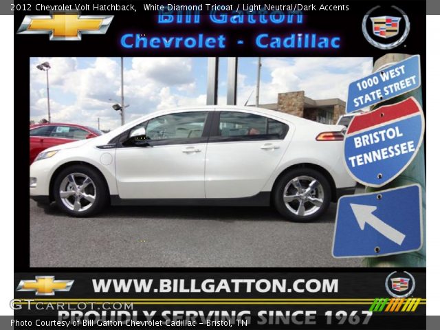 2012 Chevrolet Volt Hatchback in White Diamond Tricoat