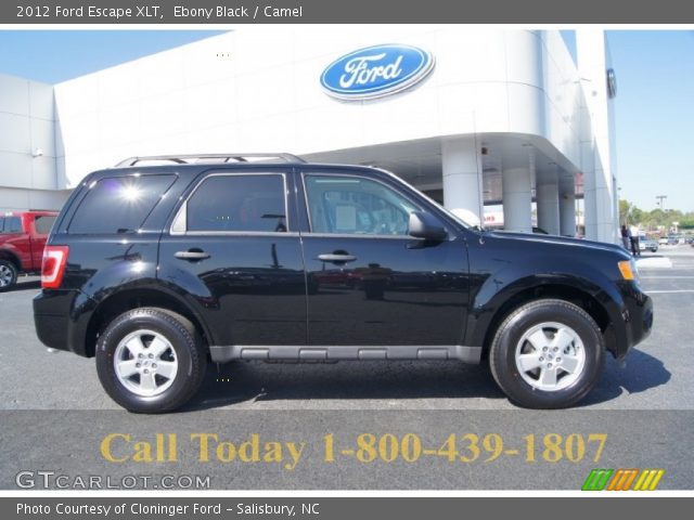 2012 Ford Escape XLT in Ebony Black