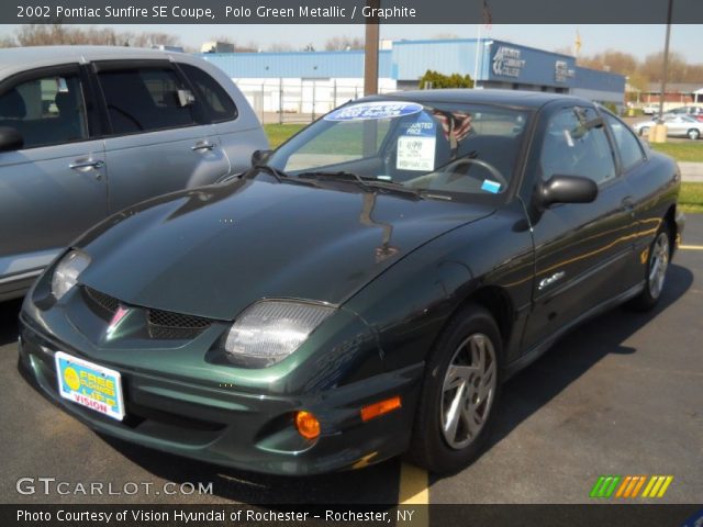 2002 Pontiac Sunfire SE Coupe in Polo Green Metallic