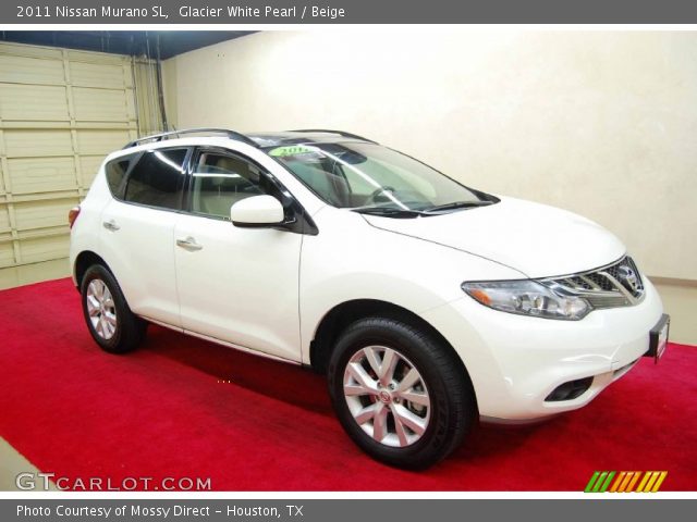 2011 Nissan Murano SL in Glacier White Pearl